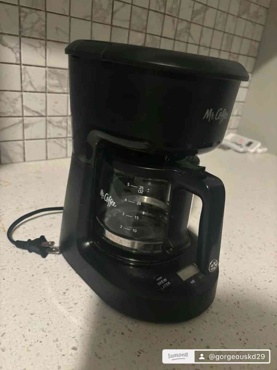 black coffee maker