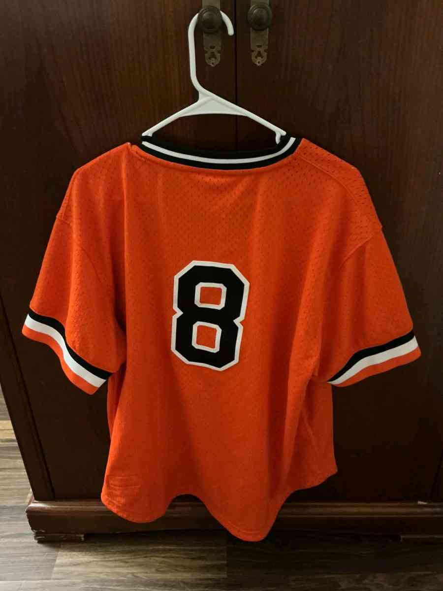 Mens XL Orange 8 Orioles Jersey