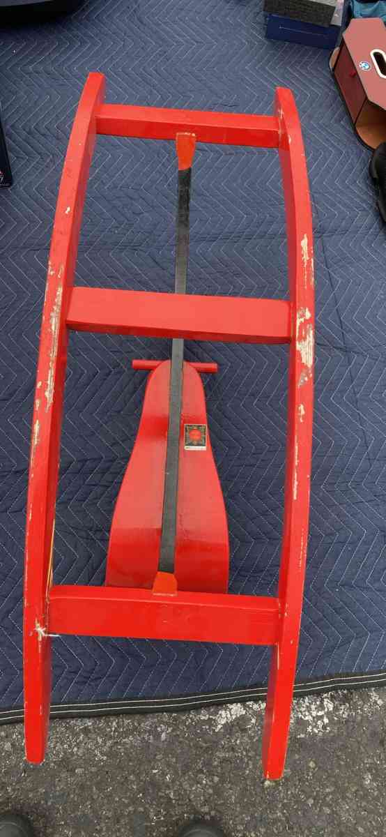 toddler wooden rocking horse