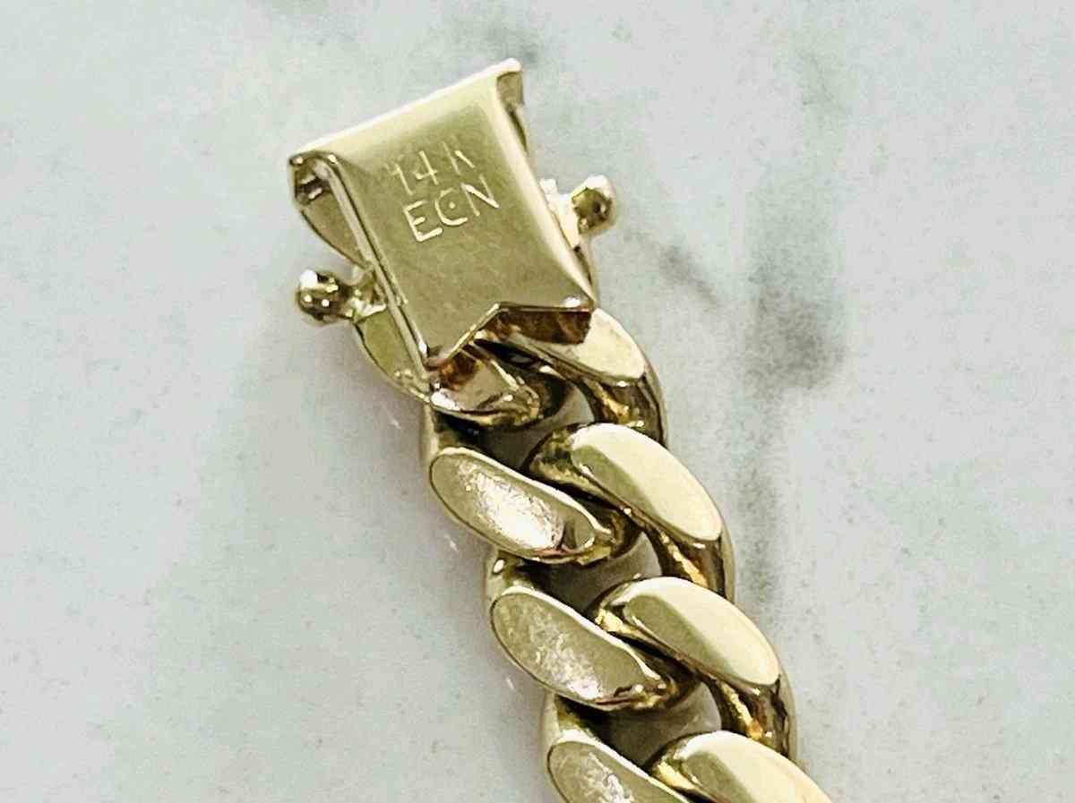 solid 14k gold bracelet