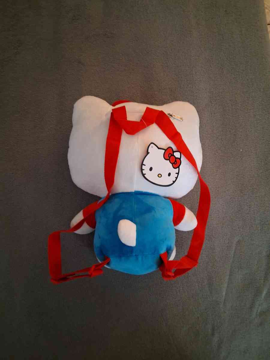 Hello Kitty Bed Blanket with Plush Toy Bag