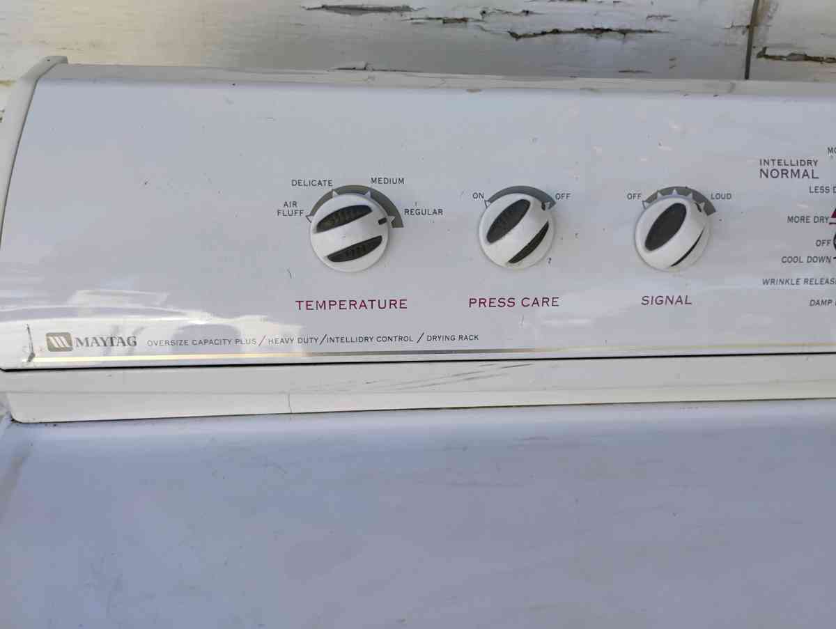 Maytag dryer  centenial sensors washer