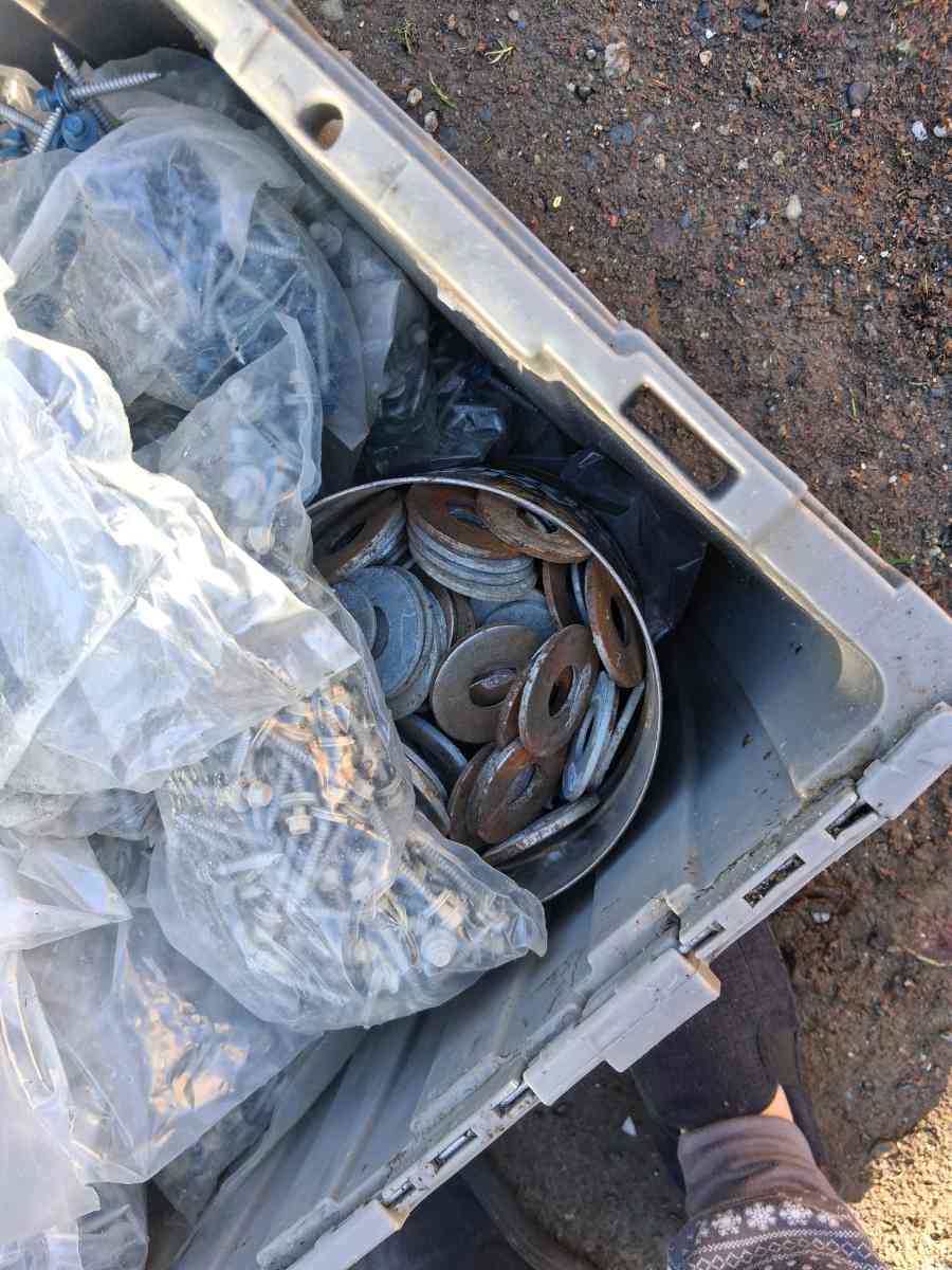 self tapping  screws and nails and washers