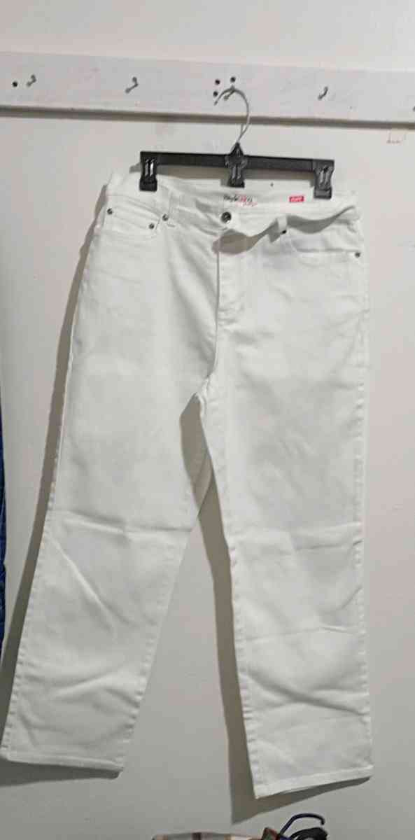 womens trousers white size 12