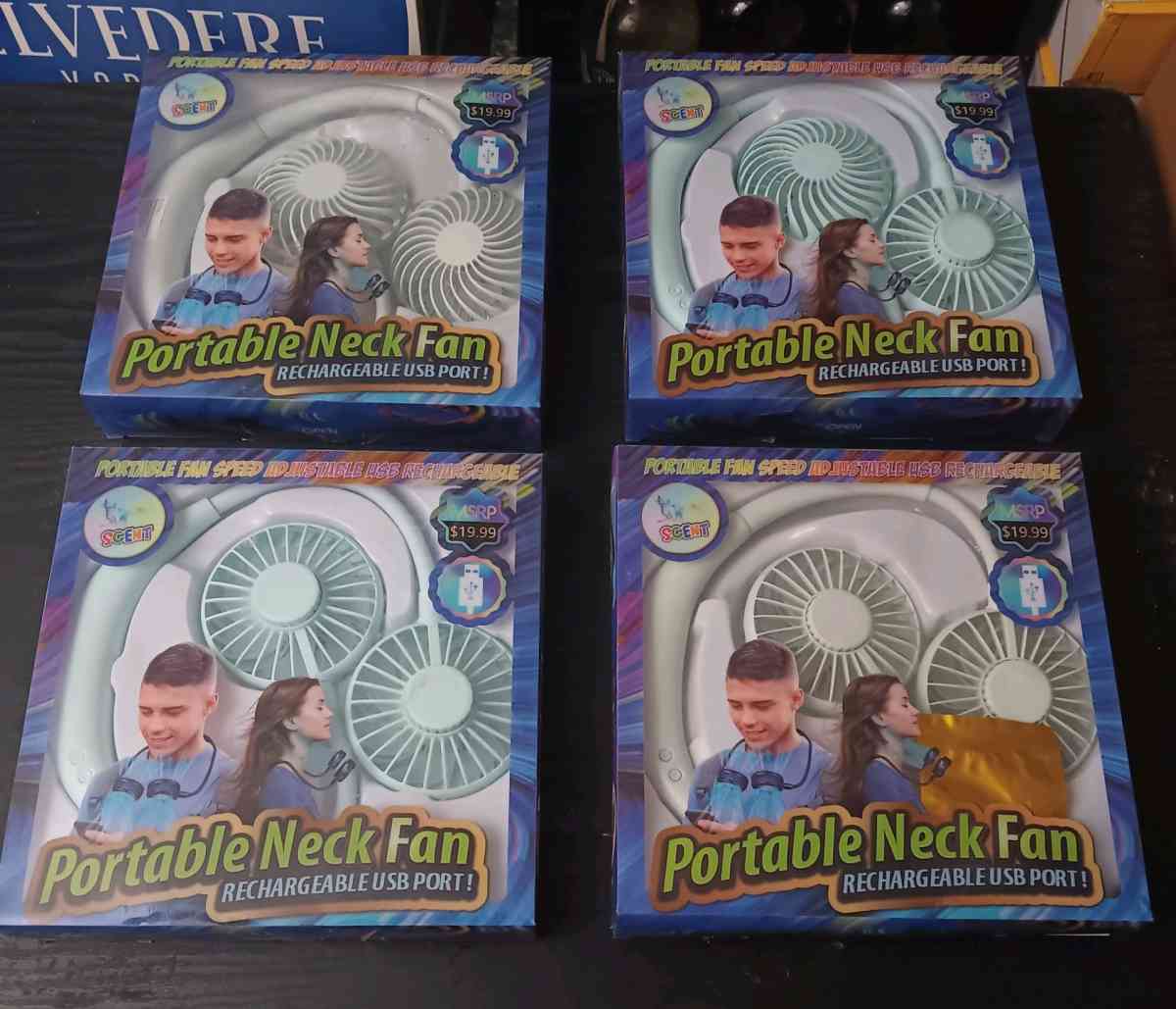 PORTABLE FLEXIBLE NECK FANS