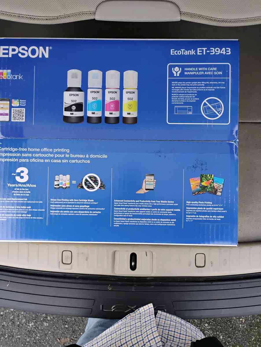 Epson EcoTank 3943 Inkjet Printer