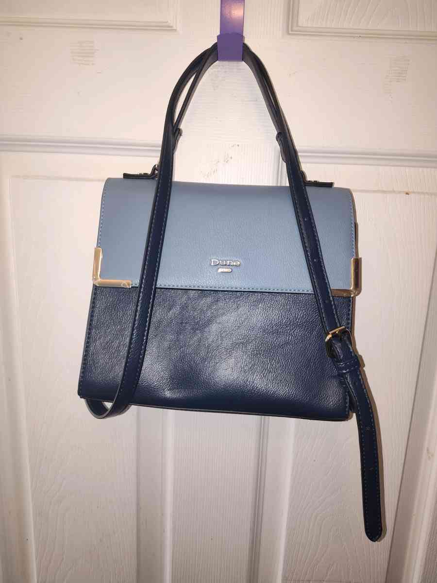 Dune London tote Blue and Ivory