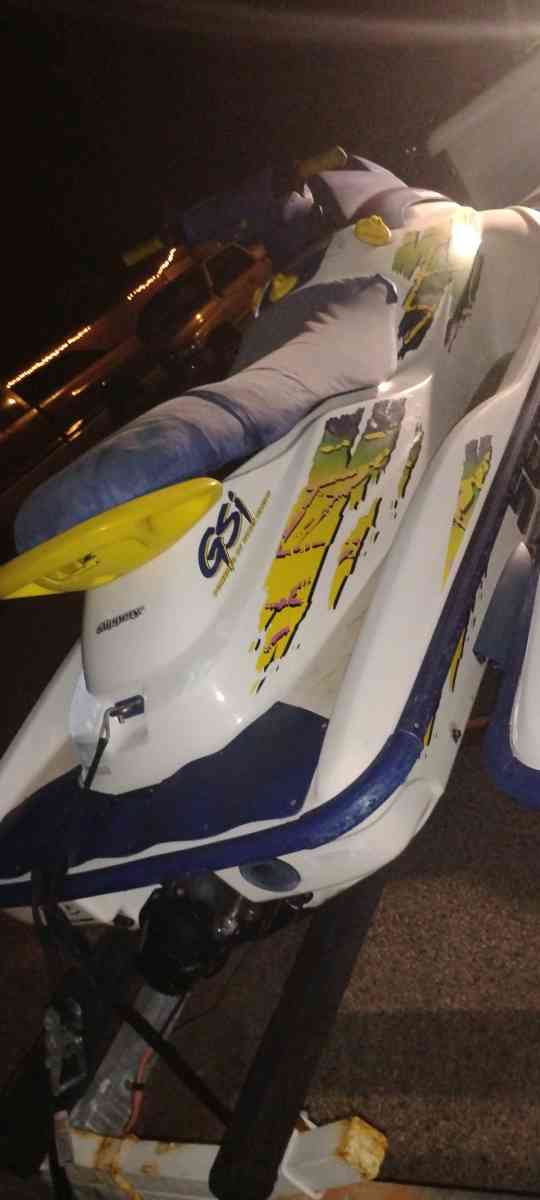 98 and 97 Seadoo Bombardier GSI and 15ft Trailer