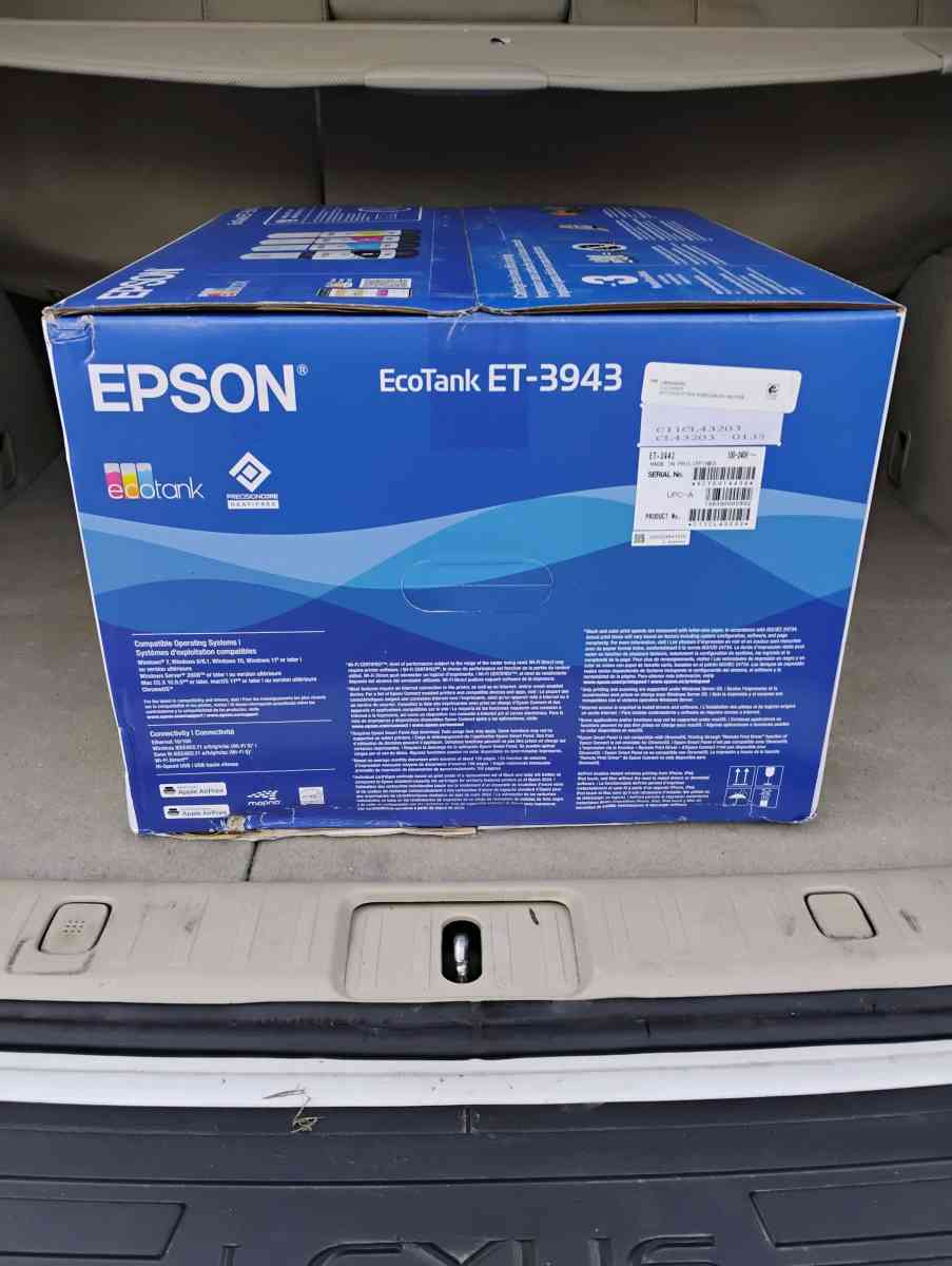 Epson EcoTank 3943 Inkjet Printer