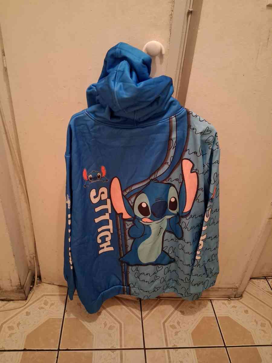 Disney Stitch Zipper Hoodie Sweatshirt Size XXL for Women