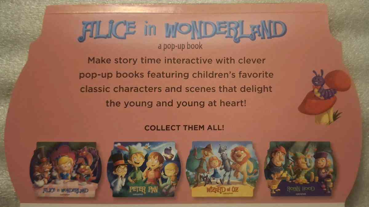 Alice in Wonderland a pop up book