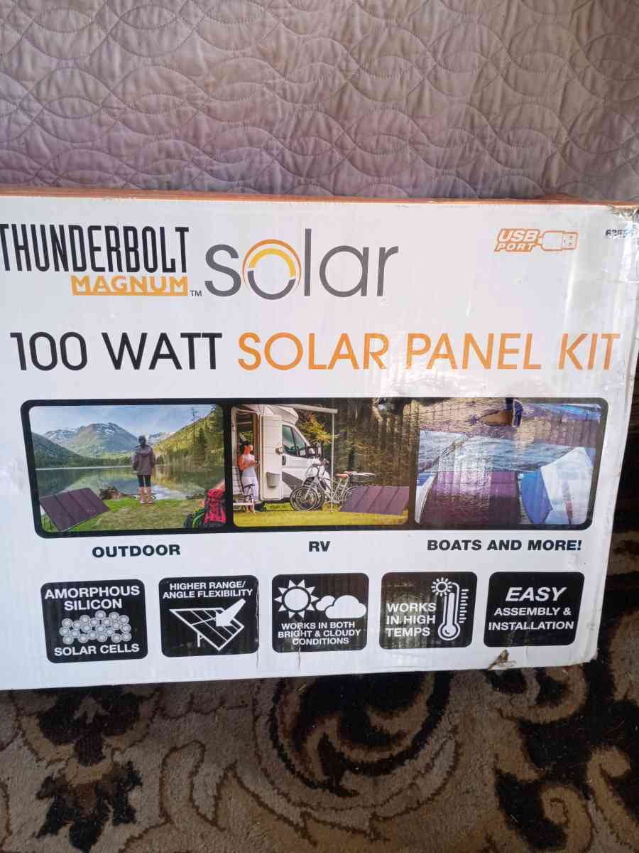 thunderbolt Magnum solar panel kit