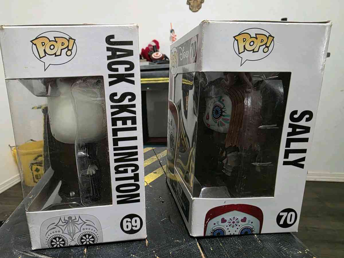 Disney Funko Pop Sally Jack 69 and 70