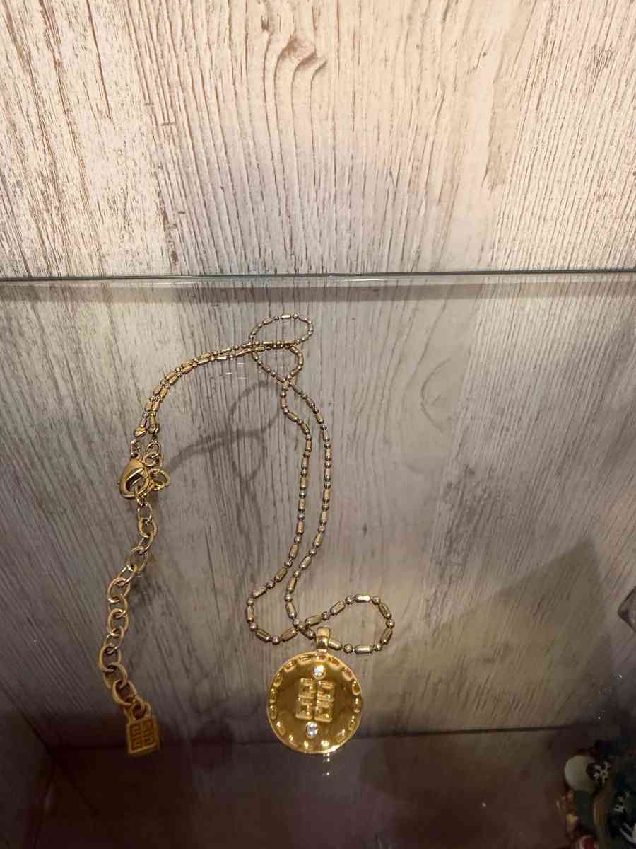 Givenchy gold tone necklace