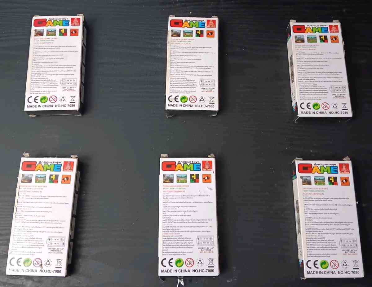 ANTIQUE TOYS CLASSIC BLOCK GAMES