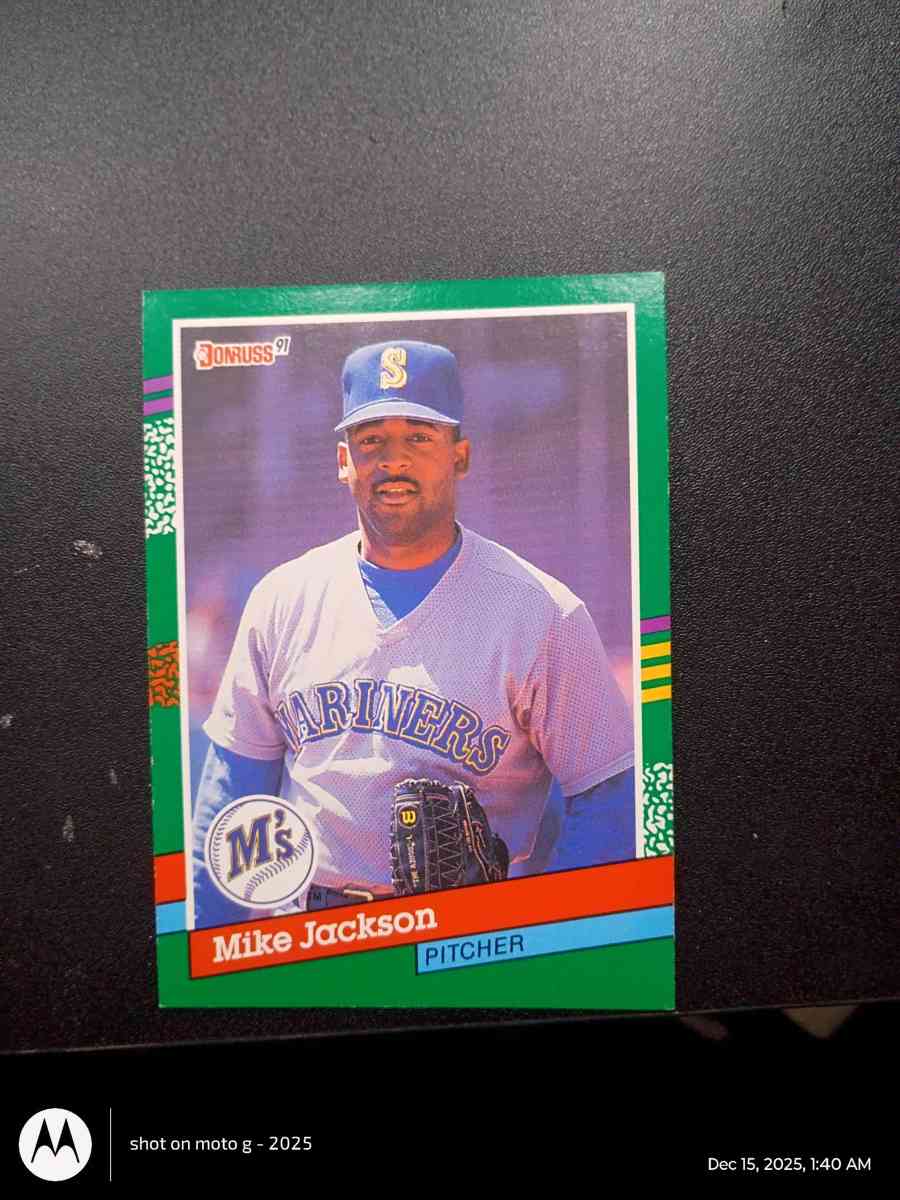 Mike Jackson Baseball Card