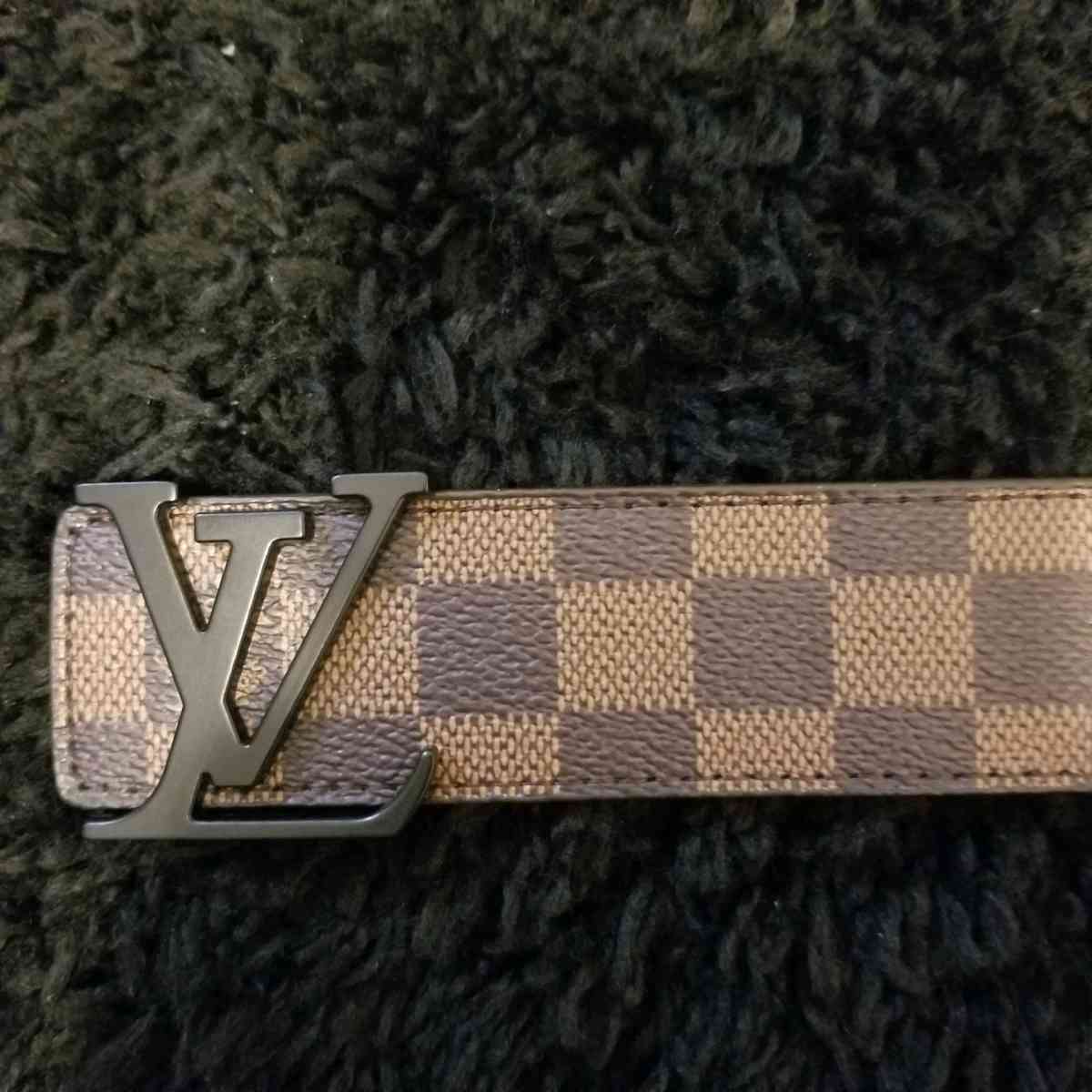 LV Designer Belt Brown