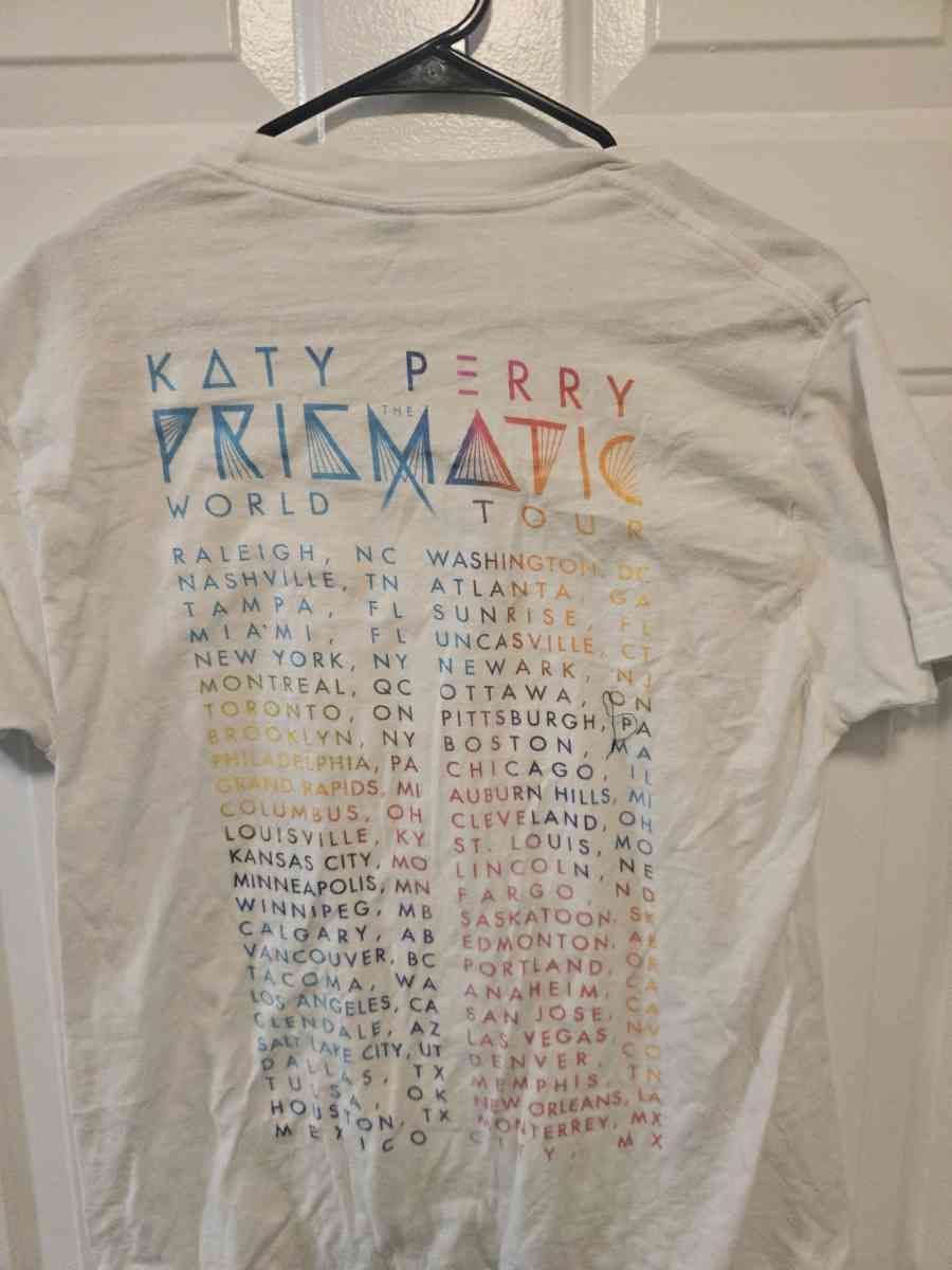 Vtg Katy Perry Prismatic World Tour Tshirt