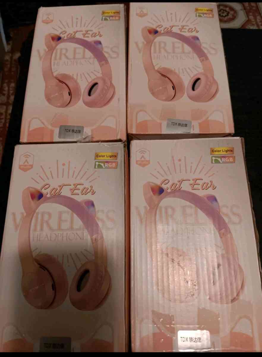 TDX WIRELESS CAT EARS KIDS HEADPHONES