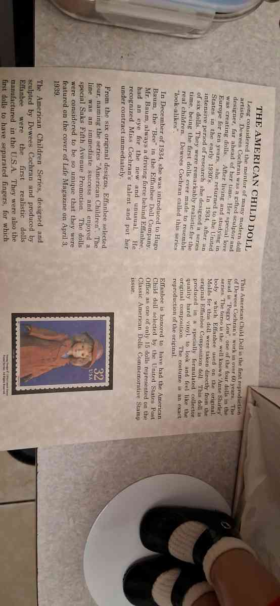 Effanbee American child doll