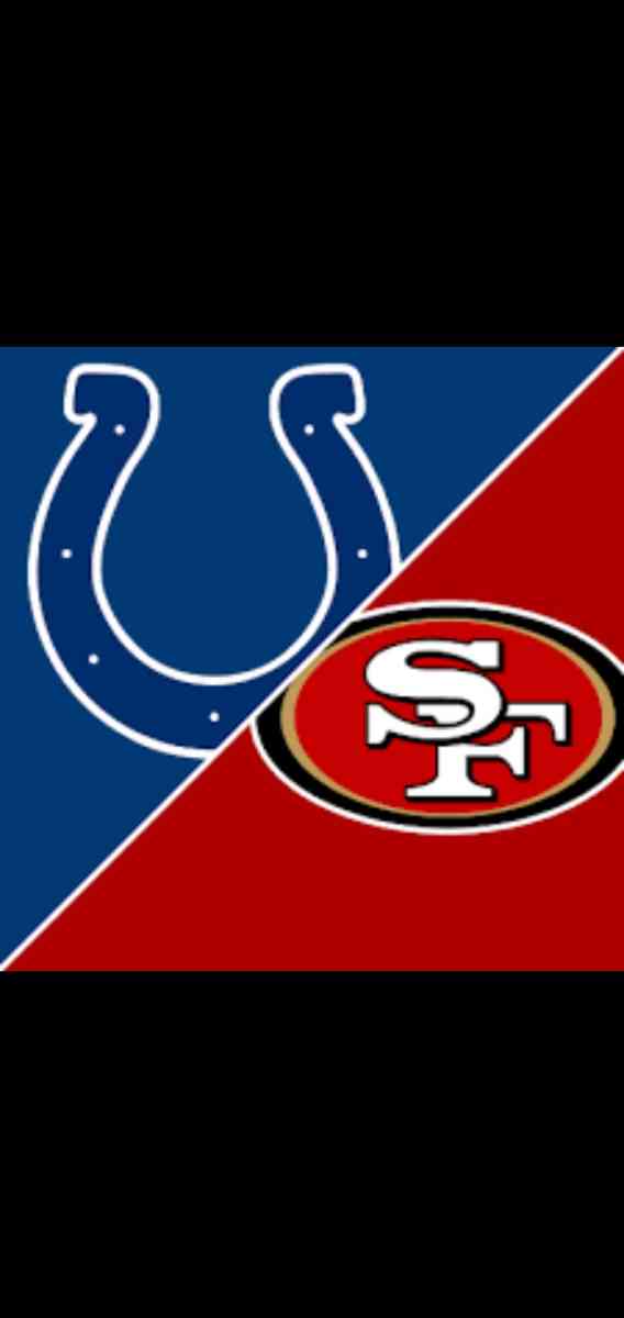 Colts 49ers Tickets