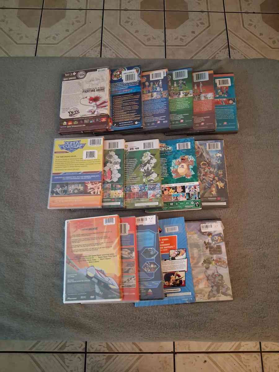 Lot Of 16 Anime English Dub DVDs