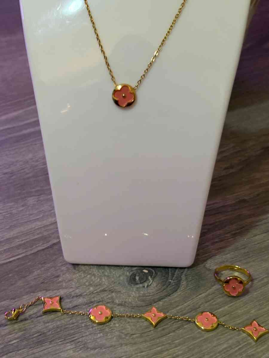 set laminado en oro stainless steel