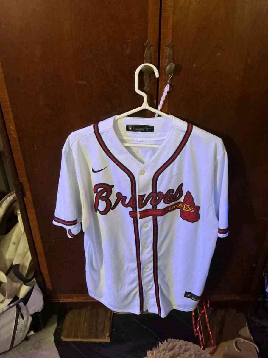 Mens White XL Nike 55 Hayzo Braves Jersey