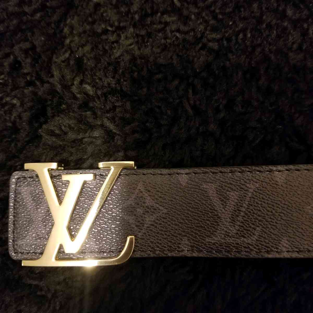 LV Designer Black Belt