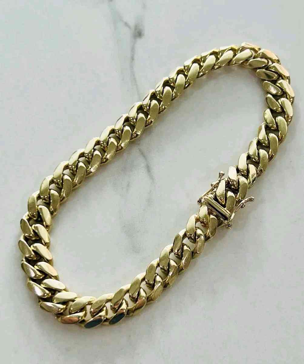 solid 14k gold bracelet