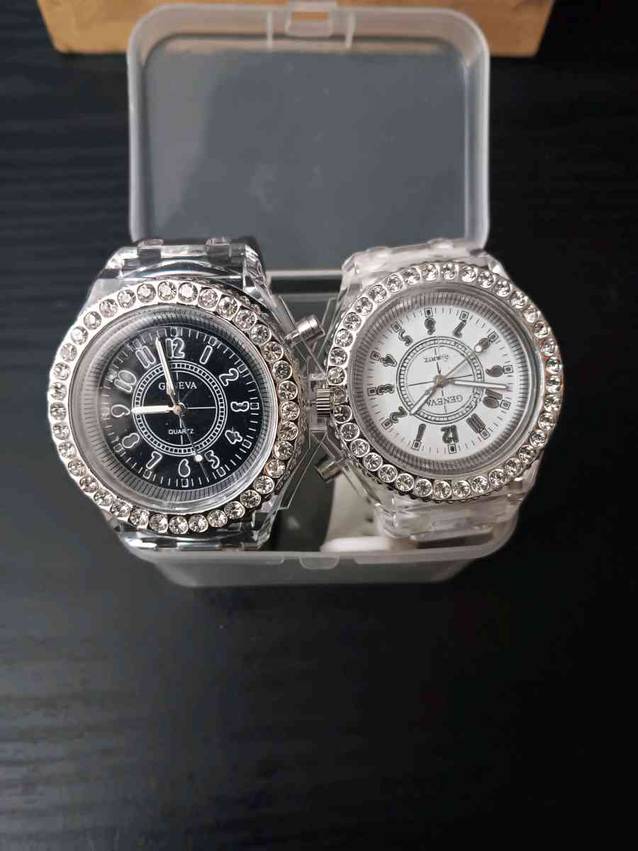 GENEVA ICE BEZEL FASHION STYLE WATCHES