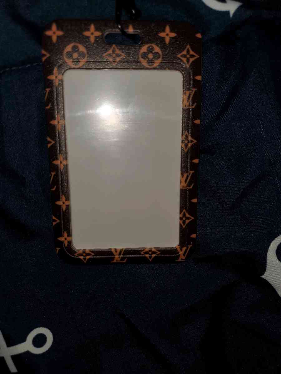 Louis vuitton monogram lanyard ID holder