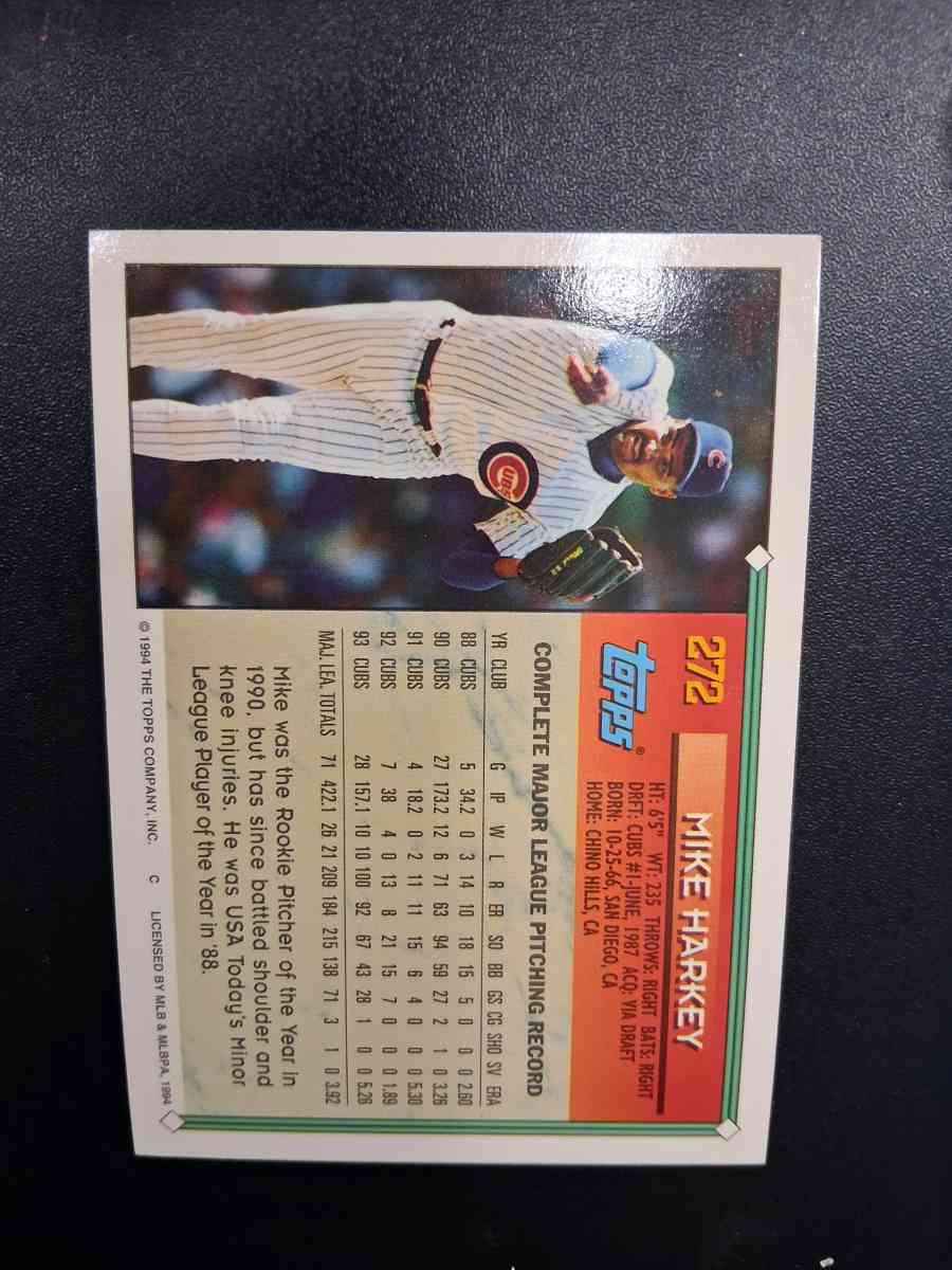 Mike Harkey card 272