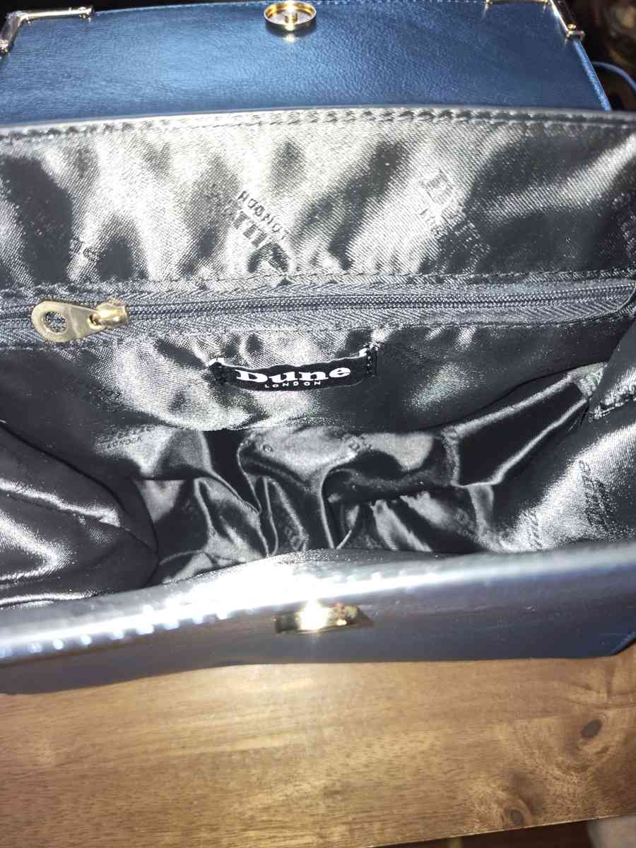 Dune London tote Blue and Ivory