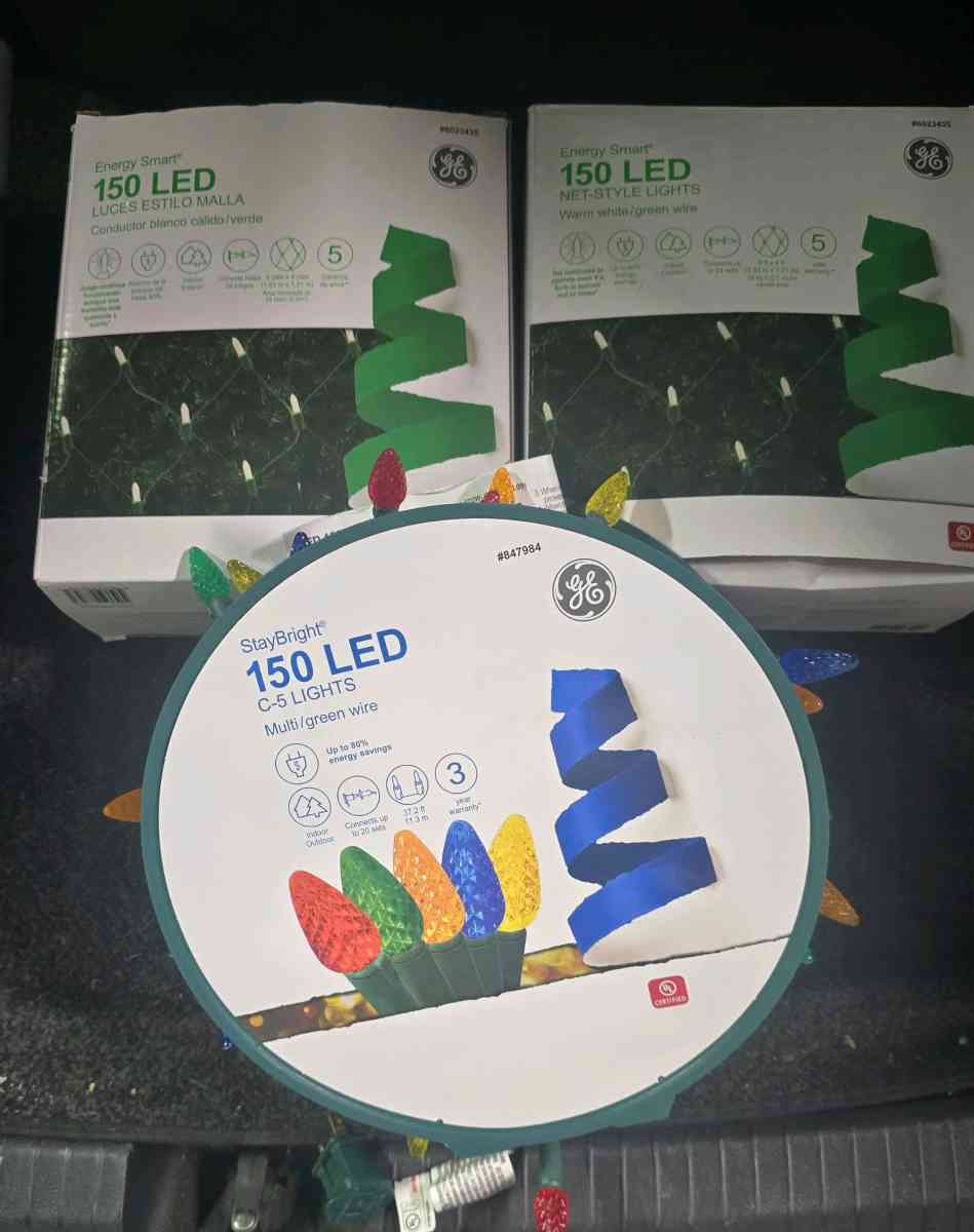 GE LED Net and Reel Lights Set Of 3