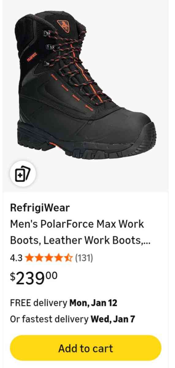 Mens PolarForce Work Boots
