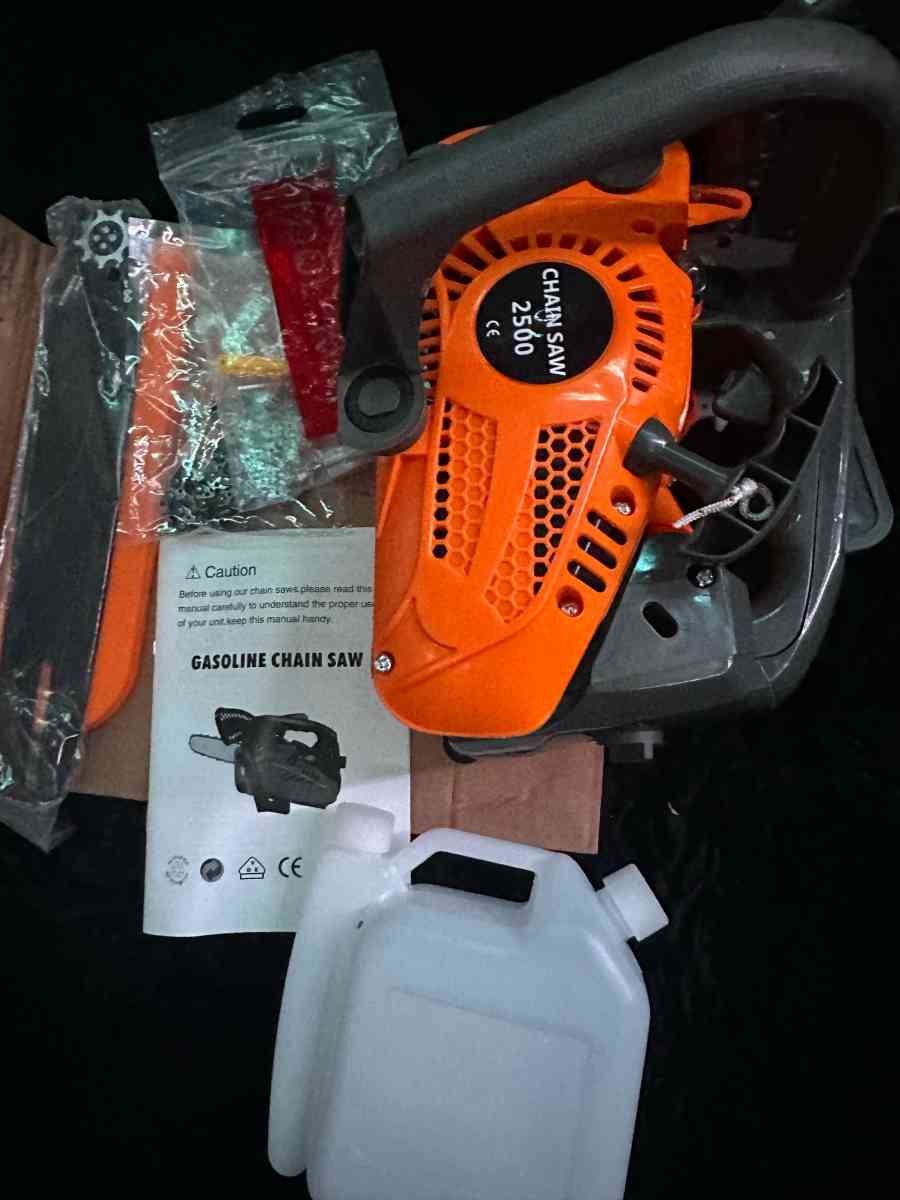 brand new chainsaw