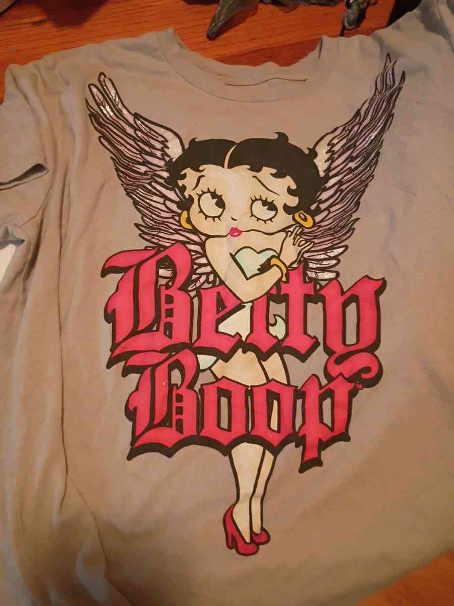 Betty boop shirt front and back