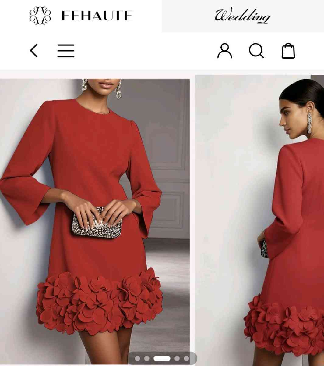 Fehaute red dress
