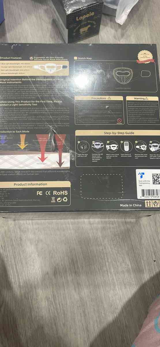 LED Light Therapy Mask 4D LED Face Mask Light Therapy