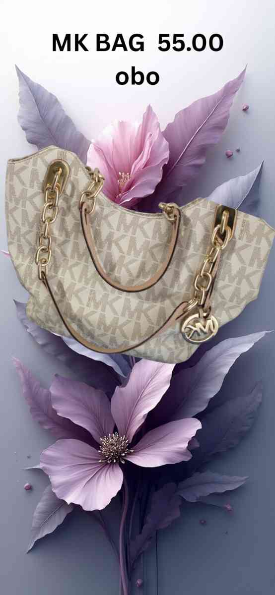 Mk bag beige cream