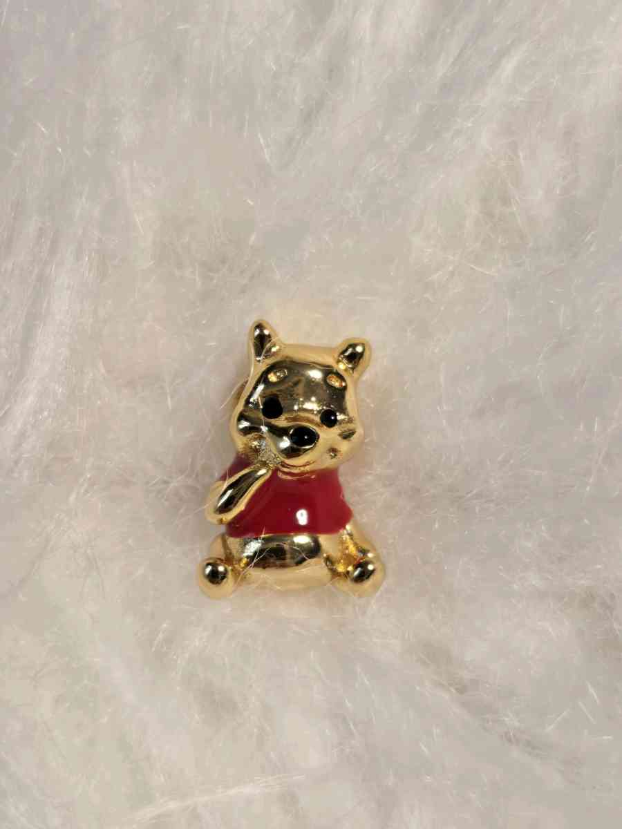 PANDORA 14k Gold Disney Winnie the Pooh Bear Charm for Pando