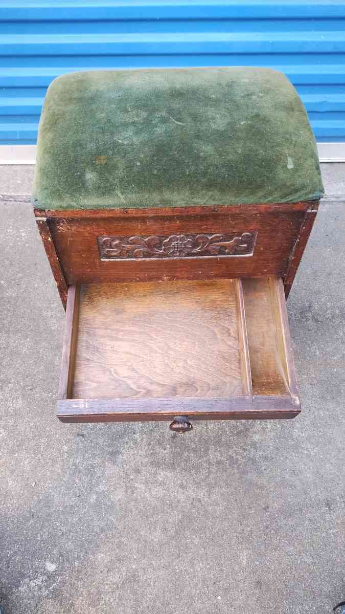 Antique sewing stool