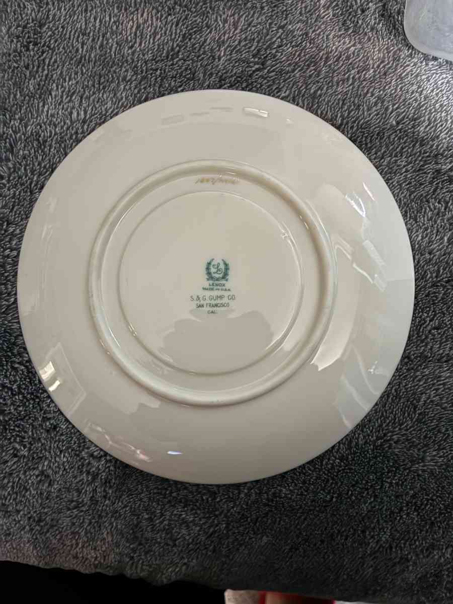 lenox 1307m161 gold plated plates