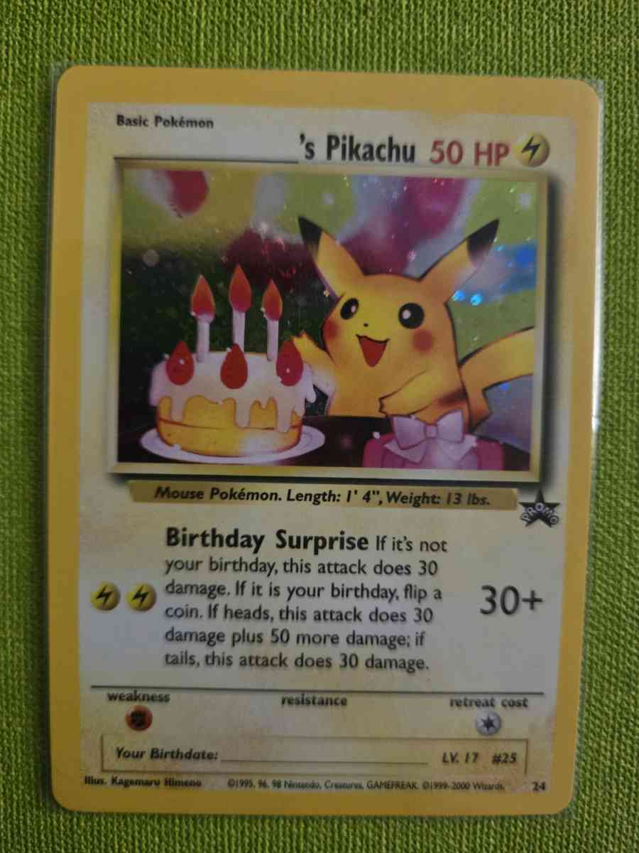 birthday pikachu