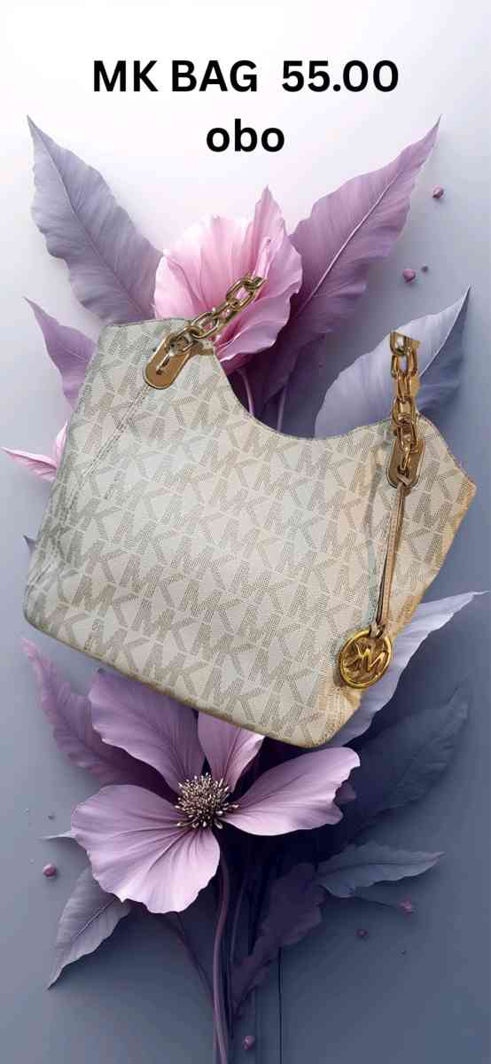Mk bag beige cream