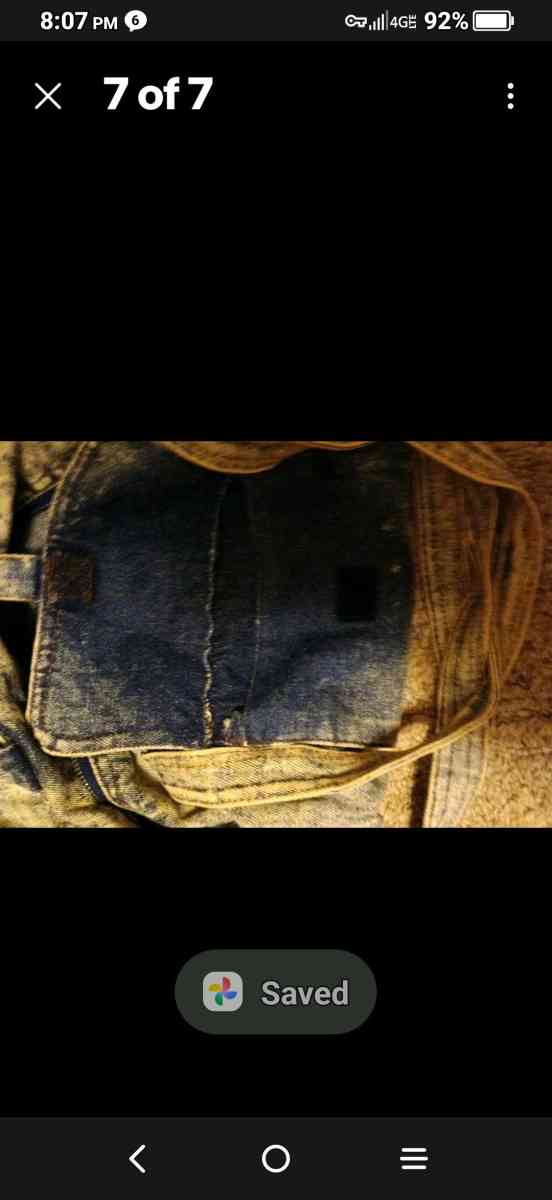 Vintage 80s Shane Acid Washed Denim Blue Jean Shoulder Strap