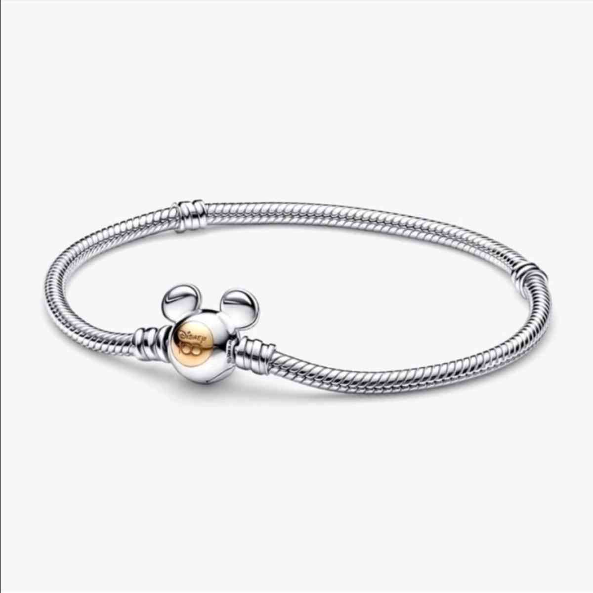 Pandora Disney Mickey 100th Anniversary 7in Chain Bracelet