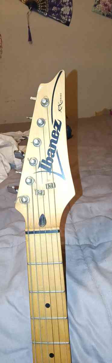 Ibanez left handed guitar