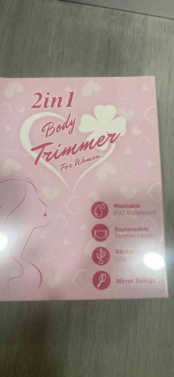 Bikini Trimmer for Women Men 2 in 1 Electric Razors